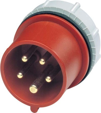 CEE plug for mounting on machines and equipment 16 A 5 949