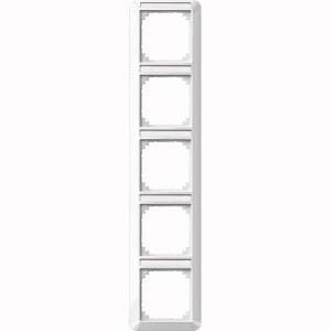 Cover frame for domestic switching devices 5 Vertical 385519