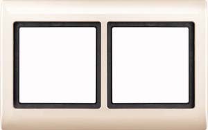 Cover frame for domestic switching devices 2 400244