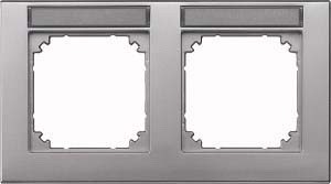 Cover frame for domestic switching devices 2 Horizontal 472260