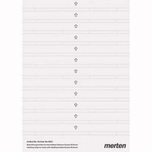 Labelling material for domestic switching devices  484100