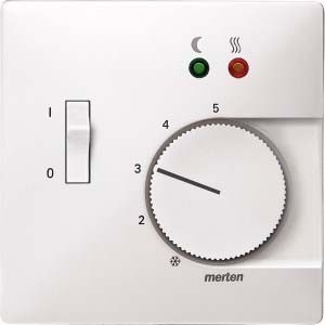 Room temperature controller Flush mounted (plaster) 537519