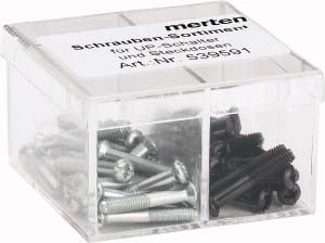 Screw assortment box Thread screws 40 539591