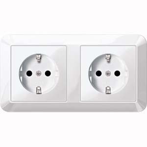 Socket outlet Protective contact 2 MEG2328-1019