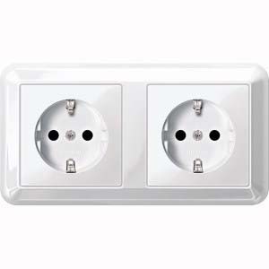 Socket outlet Protective contact 2 MEG2328-1219