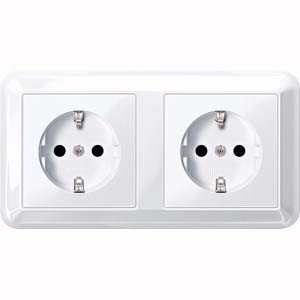 Socket outlet Protective contact 2 MEG2328-1225