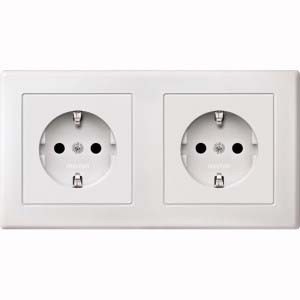 Socket outlet Protective contact 2 MEG2328-1519