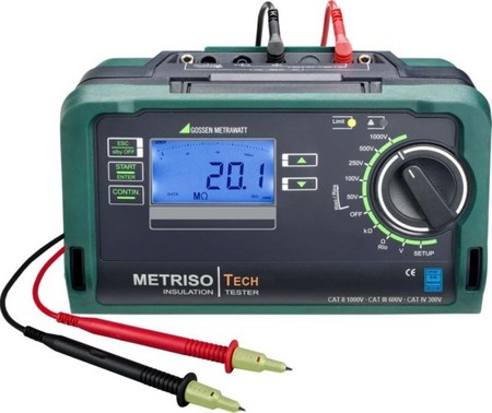 Insulation tester Analogue/digital Battery M550P