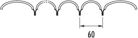 Cross-connector for terminal block Wire commoning chain 16 90977