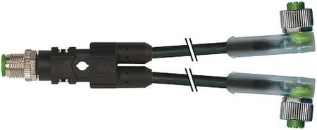 Sensor-actuator patch cord 4 M12 Female (bus) 7000-40781-6330150