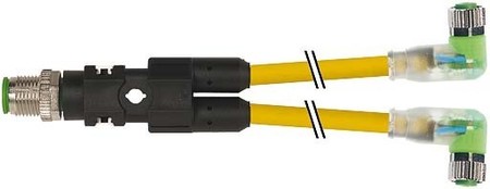 Sensor-actuator patch cord 3 M12 Male (plug) 7000-40861-0100060
