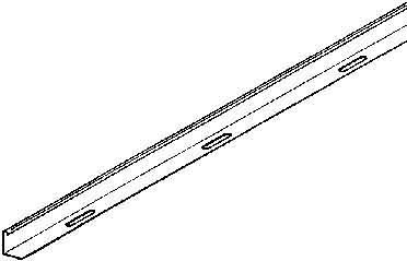 Separation plate for cable support system 47 mm 3000 mm RW 50 F