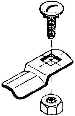 Clamp for cover cable support system  RDRS 2