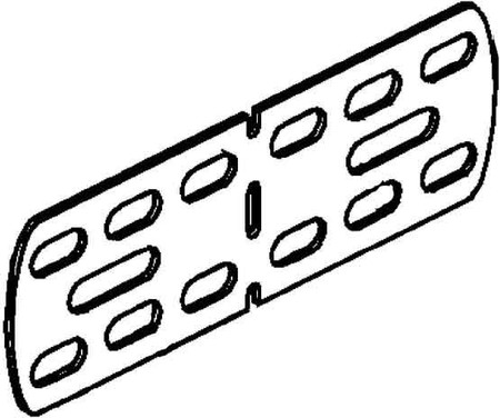 Connector for cable support system Longitudinal joint RVV 50 E5