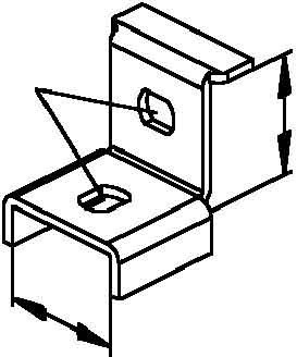 Coupler for support/profile rail C-profile Other TWV 30