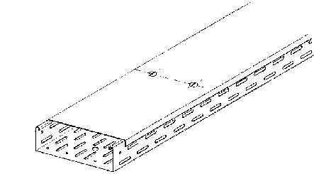 Cover for cable support system 500 mm RDV 500