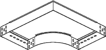 Bend for cable tray Horizontal 90? RES 60.250