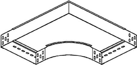 Bend for cable tray Horizontal 90? RES 60.300