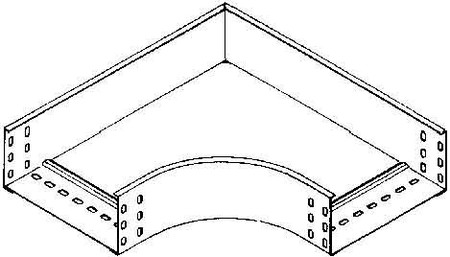 Bend for cable tray Horizontal 90? RES 85.400 F