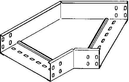 Bend for cable tray Horizontal 45? RBA 60.100