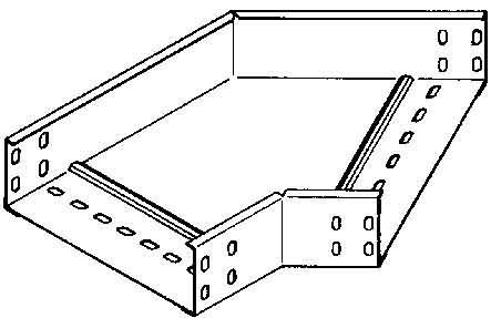 Bend for cable tray Horizontal 45? RBA 60.200 F