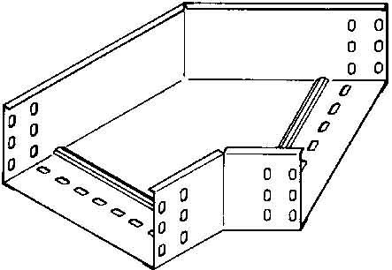 Bend for cable tray Horizontal 45? RBA 85.100