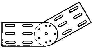 Connector for cable support system Corner joint RGV 85 F