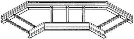 Bend for cable ladder Horizontal 90? WSBS 200.600