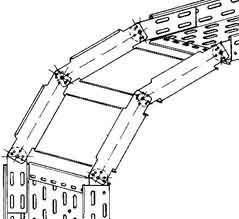 Vertical riser for cable tray 60 mm 200 mm 90? RGS 60.200