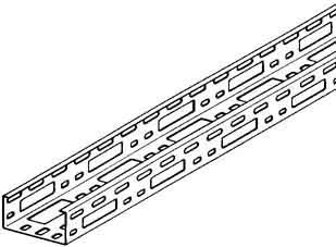 Cable tray/wide span cable tray 50 mm 100 mm 1.5 mm RSV 50.100/6