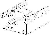 Cable clip for installation duct 60 mm 150 mm LHS 60.150 E2