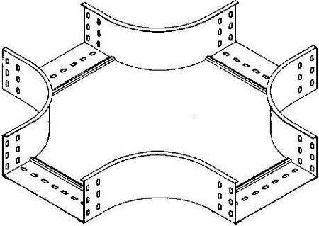 Crosses for cable tray 85 mm 100 mm RKS 85.100 F