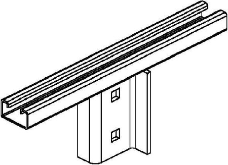 Head plate for profile rail U-profile KUDP 50