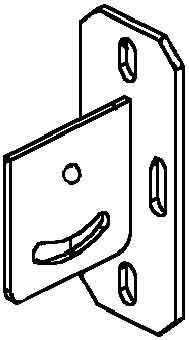 Head plate for profile rail U-profile KUGH 5050