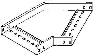 Bend for cable tray Horizontal 45? RBA 35.100