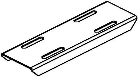 Connector for cable support system Longitudinal joint RSLV 300