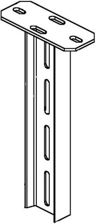 Ceiling profile for cable support system 300 mm 80 mm HI 80/300