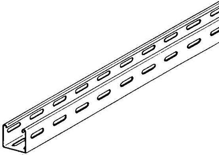 Cable tray/wide span cable tray 50 mm 50 mm 1 mm RL 50.050