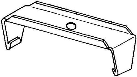 Wall- and ceiling bracket for cable support system 60 mm RCB 300