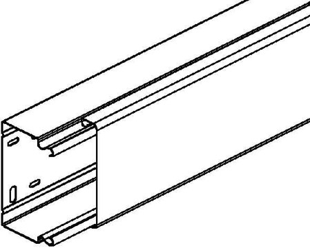 Installation duct 60 mm 100 mm 2000 mm LLK 60.100 W