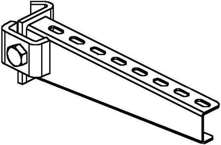 Bracket for cable support system 360 mm 75 mm KTT 350