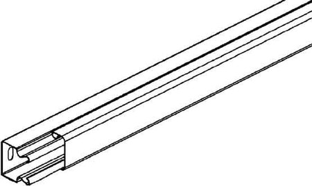 Installation duct 40 mm 40 mm 2000 mm LLK 40.040 W