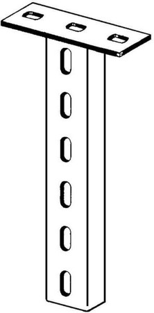 Ceiling profile for cable support system 250 mm 50 mm HUF 50/250