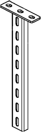 Ceiling profile for cable support system 300 mm 50 mm HUF 50/300