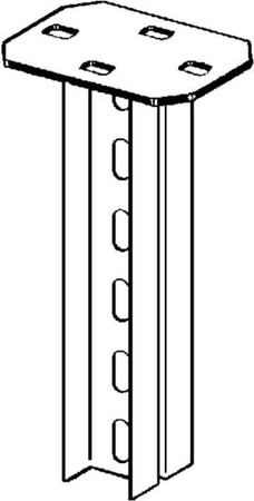 Ceiling profile for cable support system 500 mm HDUF 50/500