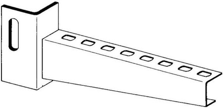 Bracket for cable support system 160 mm 50 mm KTU 150