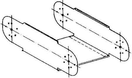 Vertical riser for cable tray 100 mm 300 mm RGE 110.300