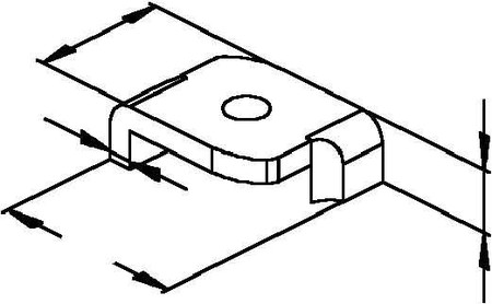 T-nut for channels Steel 6 GUE 406