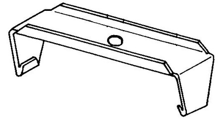 Wall- and ceiling bracket for cable support system 60 mm RCB 250