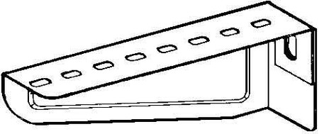 Bracket for cable support system 210 mm 80 mm KTAM 200 F